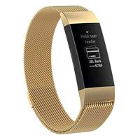 Fitbit Charge 3 & 4 milanese bandje - Maat: Small - Goud - thumbnail
