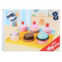 Small Foot houten speeleten cupcakes en cake set, 13dlg. - thumbnail