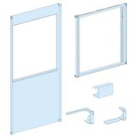 Schneider Electric PrismaSeT-P, frontplaat, 10x FuPacT ISFL160/4-5x ISFL250-630,185 mm verzamelrail, verticaal, breedte = 650 mm, hoogte = 24+12 modules 1 - thumbnail
