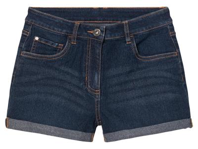 pepperts! Meisjes jeansshort (152, Donkerblauw) pepperts! Meisjes jeansshort (152, Donkerblauw)