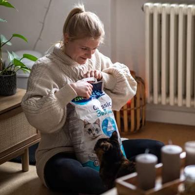 Biokat&apos;s Classic Fresh 3in1 Cotton Blossom kattenbakvulling 2 x 10 liter - thumbnail