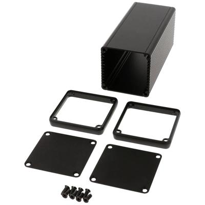 Hammond Electronics 1455CS1201BK Universele behuizing 120 x 54 x 54 Aluminium Geëxtrudeerd Zwart 1 stuk(s)