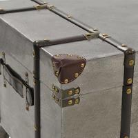 Salontafel 102x51x47,5 cm MDF en aluminium - thumbnail