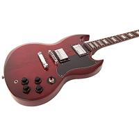 Vintage V69CR Coaster Series Cherry Red elektrische gitaar - thumbnail