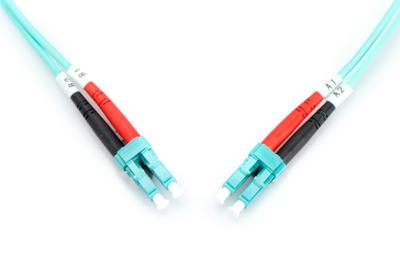 Digitus DK-2533-03/3 Glasvezel Optische vezel Aansluitkabel 3.00 m Turquoise [1x LC-stekker - 1x LC-stekker] 50/125 µ Multimode OM3