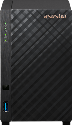 NAS-server - ASUSTOR - AS3302T v2 Drivestor 2 Pro Gen2 - Quad-Core 1,7 GHz - 2 GB DDR4 - 2,5 GbE - 2 bays
