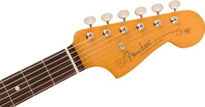Fender Vintera II 50s Jazzmaster RW Sonic Blue elektrische gitaar met deluxe gigbag - thumbnail