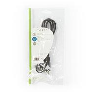 DIN-Audiokabel | DIN 5-Pins Male - DIN 5-Pins Male | 1,0 m | Zwart - thumbnail