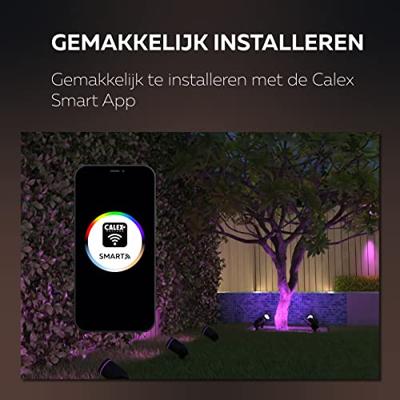 Smart Outdoor Gardenpost with 200 cm Cable with plug Calex - Calex