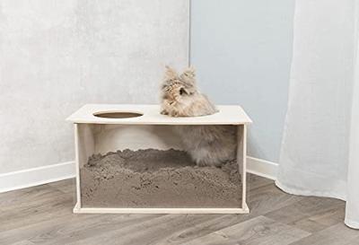 TRIXIE NATURA KONIJNENHOK XL MET ISOLATIE GRIJS 120X94X98 CM - thumbnail