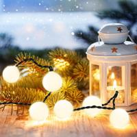 LED lichtsnoer Lumi Garden BILLY SPHERICAL 60 LEDS Zwart noir 1 W - thumbnail