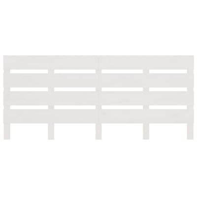 Hoofdbord 120x3x80 cm massief grenenhout wit Hoofdbord 120x3x80 cm massief grenenhout wit