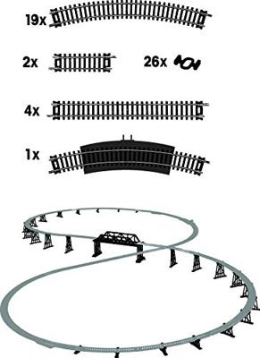 Mehano 58555 H0 railsuitbreidingsset nr. 4