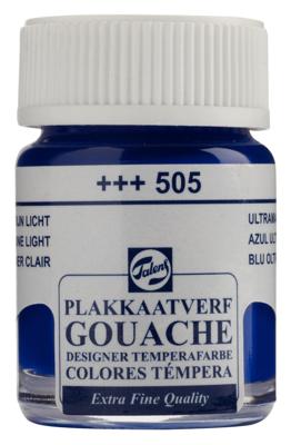 Talens plakkaatverf Extra Fijn flacon van 16 ml, licht ultramarijn