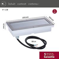 Paulmann Brick 94337 Vloerinbouwlamp LED vast ingebouwd LED 5 W Aluminium, Grijs - thumbnail