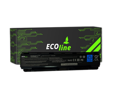 EcoLine - PA5109U-1BRS Batterij Compatibel Met De Toshiba Satellite C850 C855 C870 L850 L855 PA5109U-1BRS / 11.1V 5200mAh EcoLine - PA5109U-1BRS Batterij Compatibel Met De Toshiba Satellite C850 C855 C870 L850 L855 PA5109U-1BRS / 11.1V 5200mAh