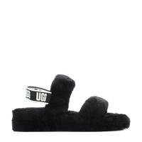 UGG Oh Yeah pantoffels zwart - thumbnail