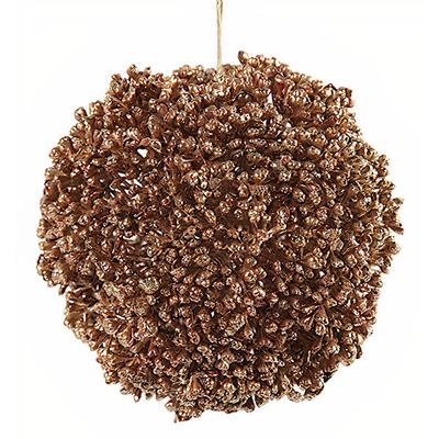 CF label kersthanger Allium 10 cm zijde roze CF label kersthanger Allium 10 cm zijde roze