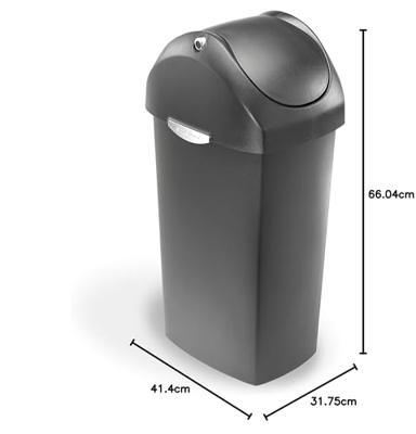 Simplehuman Afvalemmer Swing 60 liter