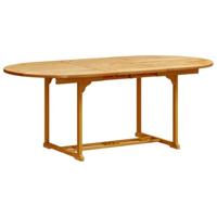 7-delige Tuinset massief acaciahout en textileen - thumbnail