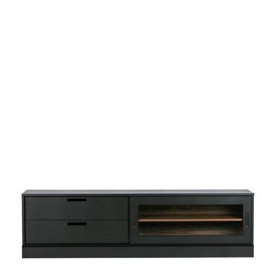 WOOOD TV-meubel 'James' 180cm, kleur Zwart