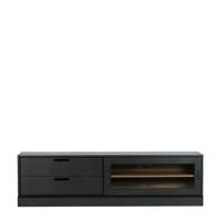 WOOOD TV-meubel 'James' 180cm, kleur Zwart - thumbnail