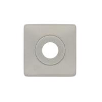Intersteel Rozet vierkant 2-weg veerconstructie met 7mm nokken 50x50x8mm staal - RVS - thumbnail
