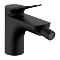 Hansgrohe Bidetmengkraan Vivenis met Trekwaste Mat Zwart - thumbnail