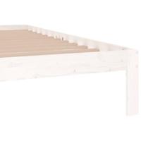 Bedframe massief hout wit 180x200 cm 6FT Super King - thumbnail