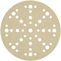 Klingspor Schuurpad met klitbevestiging | GLS 1 150 mm korreling 120 | voor lak korund | Gatenaantal 8 + 1 | 100 stuks - 147093 147093 - thumbnail