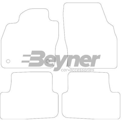 Velours Automatten passend voor Seat Ibiza 2017- 4-delig HL1761274