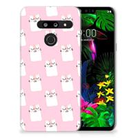 LG G8 Thinq TPU Hoesje Sleeping Cats - thumbnail