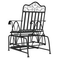 Schommelstoel 61 cm staal zwart - thumbnail
