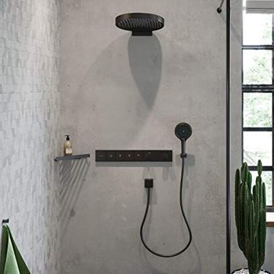 Hansgrohe RainSelect thermostaat inbouw voor 4 functies, Brushed Black Chrome