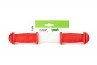 Widek fietsgrip basic rood - 10cm (per paar) - thumbnail
