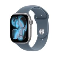 Apple Watch Band - Sportbandje - 46 mm - Ankerblauw - S/M - thumbnail