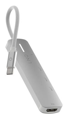 Hub USB Linq Byelements LQ49051 Wit Grijs