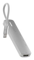 Hub USB Linq Byelements LQ49051 Wit Grijs - thumbnail