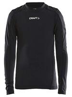 Craft 1906856 Pro Control Compression Tee LS Unisex - Black - L - thumbnail