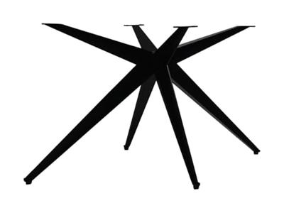 Onderstel Angle - 135x80x72 - Gepoedercoat zwart - Metaal
