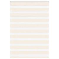 Zebra rolgordijn 100x100 cm stofbreedte 95,9 cm marmerbeige - thumbnail