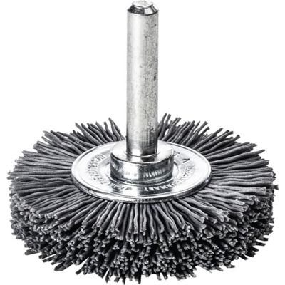 Lessmann Ronde borstel | d. 50 mm schacht 6 mm | SiC slijpborstels korreling 120 10 mm | 15000 min-¹ | 1 stuk - 415842 - 415842