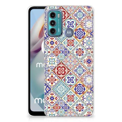 Motorola Moto G60 | TPU | Siliconen hoesje | Tiles Color Motorola Moto G60 | TPU | Siliconen hoesje | Tiles Color