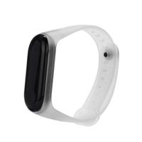 Armband horloge Silicone rubber polsbandje Wrist band riem vervanging voor Xiaomi mi band 3 (transparant) - thumbnail