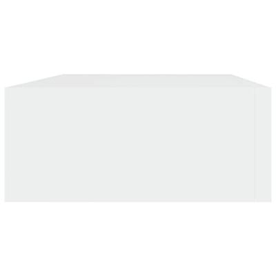 VidaXL Wandschap met lade 40x23,5x10 cm mdf wit