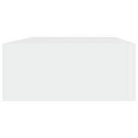 Wandschappen 2 st met lade 40x23,5x10 cm MDF wit - thumbnail