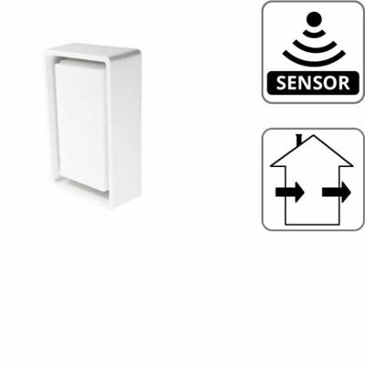 SG Frame 8W 670 lumen 3000K kleur wit buitenlamp met bewegingssensor aantal lumen instelbaar