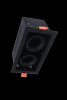 Artdelight Inbouwspot duoTavira zwart - DL 9992R ZW - thumbnail