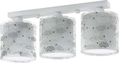 Dalber Kinderkamer plafondlampClouds 3-lichst soft grijs - 41413E