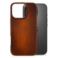 Mobilize Magsafe Compatible Premium Leather Case Apple iPhone 16 Pro Burned Cognac - thumbnail